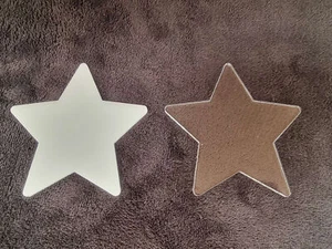 Star shape Sublimation crafting blank Acrylic clear or white - Picture 1 of 9