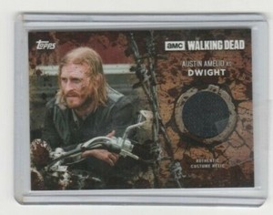 TOPPS WALKING DEAD SEASON 7 AUSTIN AMELIO/DWIGHT PANTS RELIC CARD #/50!!
