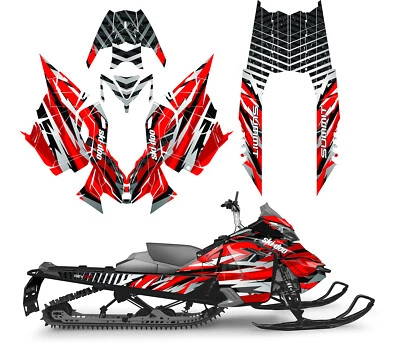 2013 - 2017 Skidoo REV XM SUMMIT FREERIDE snowmobile decal graphics V3001 - Image 1 of 3