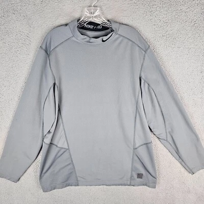 Camisa de compresión Nike Pro para hombre XXL forrada ajustada simulada Dri-Fit clima frío Foto 1 de 4