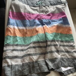 Art and Class. Shorts. Size 10 Grey/ Multicolored swimming  short