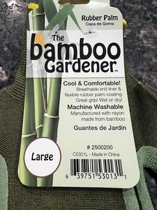 Bamboo Gardner Bamboo Gardener Garden Gloves L - Picture 1 of 2