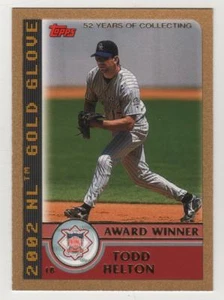 2003 Topps Gold BB #696 Todd Helton Colorado Rockies AW BV$5 ####/2003 - Bild 1 von 1
