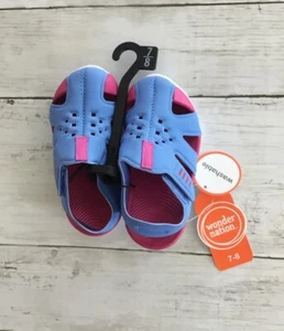 Wonder Nation Mädchen Kleinkind Wasserschuhe Größe 7-8 blau Pool Urlaub NEU - Bild 1 von 4