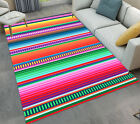 Mexikanischer Karneval Fiesta bunte Streifen Flächenteppiche Schlafzimmer Wohnzimmer Fußmatte