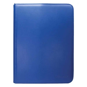 Ultra Pro Vivid BLUE 9 Pocket Zippered Pro Binder Card Album Holds 360 Cards - Picture 1 of 6