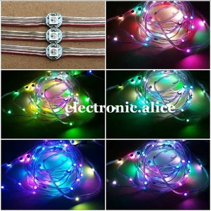 5V WS2812B Pre-wired LED Pixel Module String Light Full Color 5050 RGB 10~1000x - Picture 1 of 3