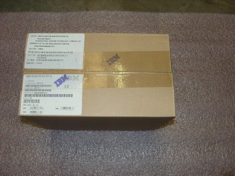 NEW SEALED IBM 40K1024 146GB U320 INTERNAL 10K 3.5" HARD DRIVE 39R7310 26K5822 - Image 1 of 1