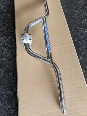 Mongoose Supergoose Jr./ WH Bars/Stem combo 24" Wide 1 -1/8 Stem / Gt/Haro / Se  - Image 1 of 4