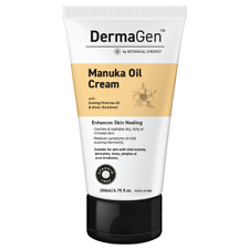 DermaGen Manuka Oil Cream 200mL Enhances Healing Triple Action Dry Itchy Skin