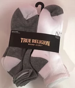 TRUE RELIGION Socks 10 PAIRS PACK Gray/ White Shoe sz 3-9 Sock Sz 9-11 - Picture 1 of 6