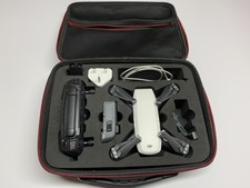 DJI Spark Drone with Controller, 2x Batteries & Carry Case (Alpine White) + SD