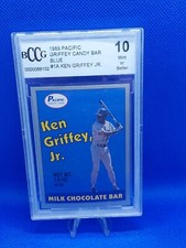 1989 Pacific Ken Griffey Jr. Candy Bar Blue SP Rookie BCCG 10 Mint #1A Rc Promo