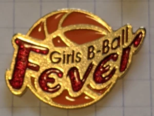 Lapel Pin - Girl's Basketball Fever - Picture 1 of 2
