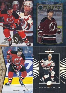 Scott Stevens 1994-95 Upper Deck SP, Topps Finest, Flair & Leaf Limited Cards
