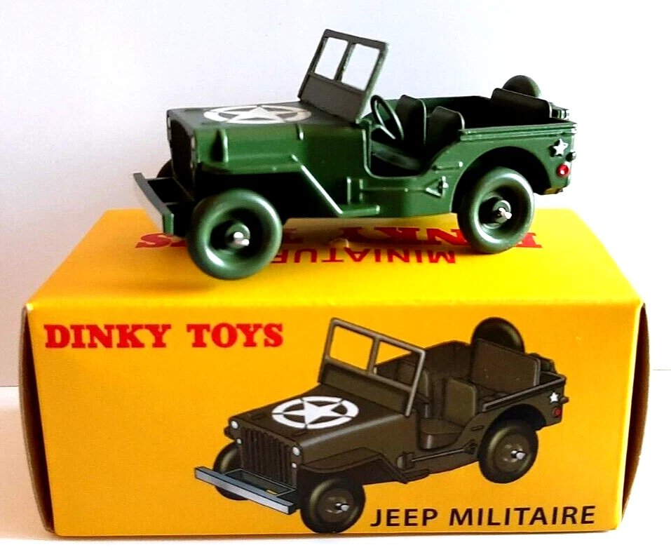 DIE CAST [24M - 1083161] JEEP MILITARE DINKY TOYS DEAGOSTINI - Immagine 1 di 1
