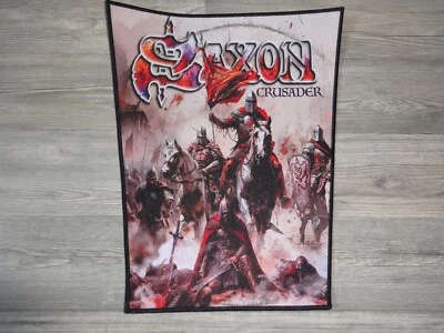 Saxon Patch Backpatch Back Patch Rar Heavy Metal Tank Blind Guardian - Bild 1 von 3