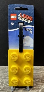 The LEGO Movie Yellow Luggage Tag Brand NEW Original Packaging RARE - Picture 1 of 2