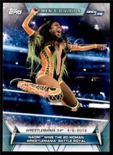 2019 Topps WWE Womens Division Base #67 Naomi Wins the 20 Womens Battle Royal