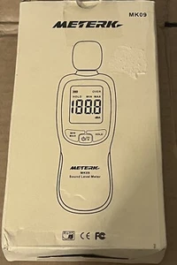Meterk MK09 Digital Sound Level Meter Decibel Monitor Tester 30-130dB - Picture 1 of 6