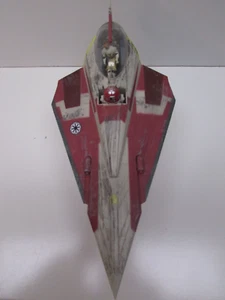 Star Wars The Clone Wars OBI Wan´s Jedi Starfighter Modell mit OBI WAN Figur - Bild 1 von 10