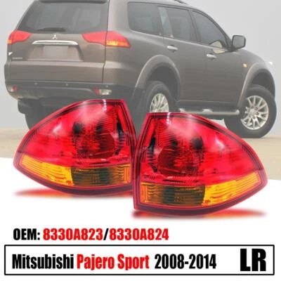 PAIR LR TAIL LAMP REAR LIGHT FIT MITSUBISHI MONTERO SPORT 2008-2014 SUV - Imagem 1 de 4