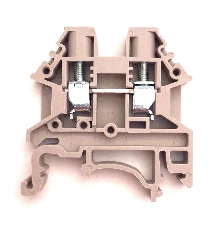 DIN Rail Terminal Blocks 100 Quantity DK2.5N Dinkle 12 AWG Gauge 20A 600V - Image 1 of 3