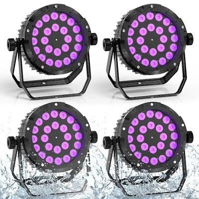 IP67 Wasserdichte 24*18W LED RGBWAUV DMX PAR Bühnenlicht Outdoor Garten DJ Party - Bild 1 von 4