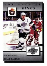 1989-90 Los Angeles Kings Smokey #6 Dave Taylor