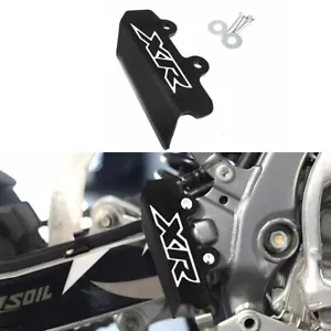 BLACK REAR BRAKE MASTER CYLINDER GUARD FOR HONDA XR650L XR 250R 400R 600R - Foto 1 di 4