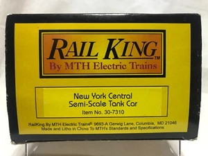 Spur O 1997 MTH DC 30-7310 NYC Semi Scale Single Dome Tank Car 3 Rail - Bild 1 von 4
