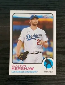 2022 Topps Heritage Image Variation #725 Clayton Kershaw - Picture 1 of 2