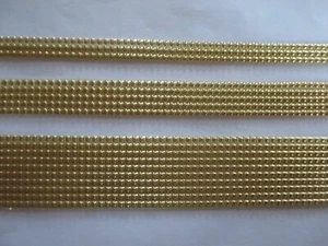 Wachsornament, Verzierwachs, Perlenstreifen, 2 mm, gold, Kerze selbst gestalten - Picture 1 of 4