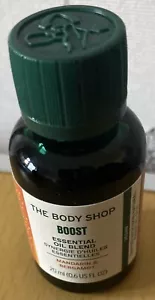 BODY SHOP PULSE POINTS 20 ml BOOST ESSENTIAL OIL BLEND MANDARIN BERGAMOT SCENT - Picture 1 of 8
