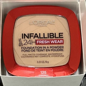 2-Pack L'Oreal Paris Infallible 24 H Fresh Wear Foundation, Ivory Buff 125 - Picture 1 of 3