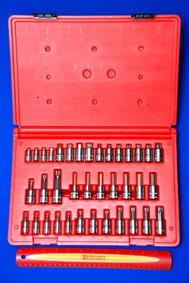 Snap-on Tools 37 Piece Combination Drive Socket Driver Set 237HEXTORXST - Image 1 of 4
