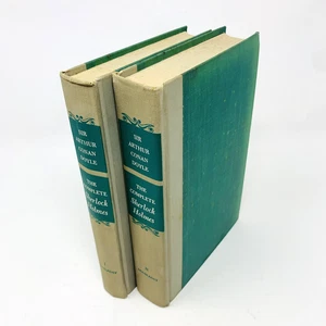THE COMPLETE SHERLOCK HOLMES 1953 Doubleday Sir Arthur Conan Doyle Vol 1 & 2 HC - Picture 1 of 20