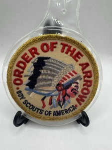 Vintage Boy Scouts Of America Patch Order Of The Arrow Indian 3 Inch Patch BSA - Picture 1 of 2