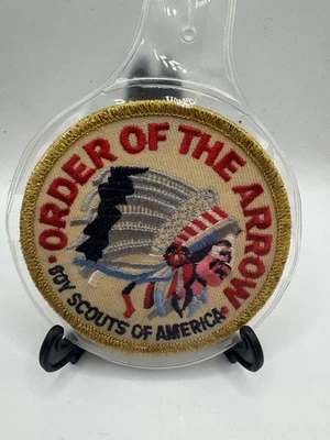 Vintage Boy Scouts Of America Patch Order Of The Arrow Indian 3 Inch Patch BSA - Image 1 of 2