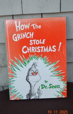 How the Grinch Stole Christmas by Dr. Seuss HC 1985 Foto 1 de 4