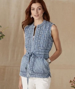 Conditions Apply Denim Vest, Adrienne Size Small - Picture 1 of 14