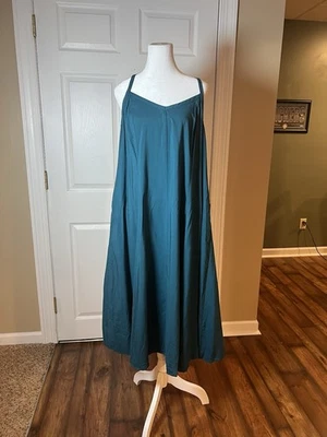 Платье-трапеция Torrid Midi Challis без рукавов побережье Мексиканского залива размер 1x  - Изображение 1 из 4