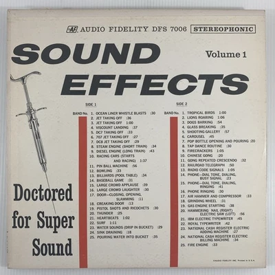 Sound Effects Doctored For Super Sound Vol 1 Audio Fidelity DFS-7006 Stereo - Image 1 of 4