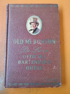 Old Mr. Boston Deluxe Guía Oficial Bartenders De Colección 1941 Quinta Impresión - Imagen 1 de 9