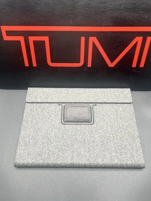 Tumi Alpha Folio IPad Mini Textured Coated Canvas Rotating Earl Gray Open box - Image 1 of 4