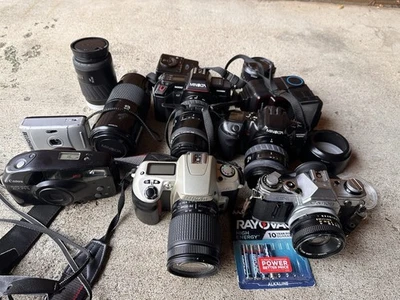 Cámara fotográfica PETRI V6 vi SLR 35 mm + CC 35 mm, 55 mm, 210 mm LENTE + ESTUCHE + otros Foto 1 de 4