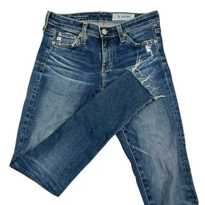 AG Adriano Goldschmied The Legging Ankle Super Skinny Jeans Damen 24R blau - Bild 1 von 11