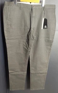 Snover Men’s Dark Grey Chino Pants Straight Leg Stretch Fit Casual NWT - Bild 1 von 10