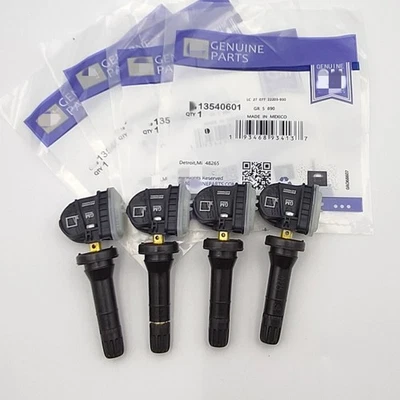 4pcs For Buick Cadillac Chevy OEM TPMS Tire Pressure Sensor 13540601 US Stock - Image 1 of 4