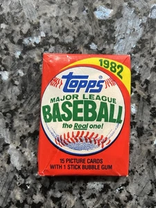 1982 TOPPS BASEBALL SEALED PACK NEVER OPENED RIPKEN RC YEAR VINTAGE RARE - Picture 1 of 3